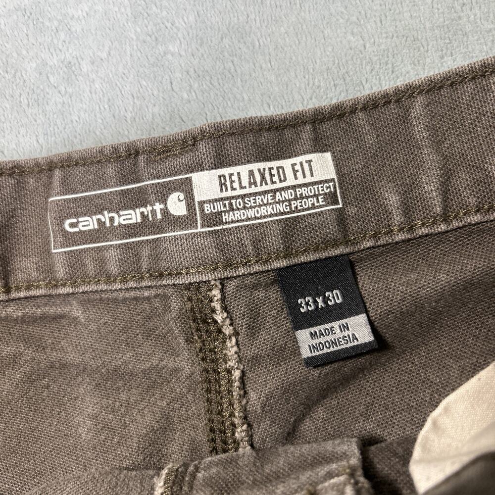 Y2K 2000s Carhartt Double Knee Beyond Baggy Jeans 33x30 Hamilton Wide Loose 3334 - Picture 4 of 16